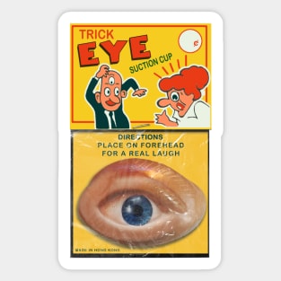 Trick Eye Joke Sticker